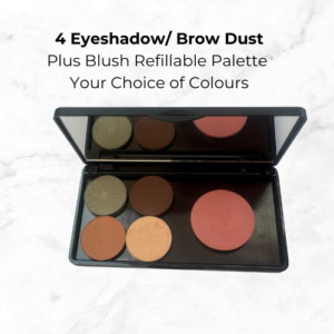 4 Cool Eye/Brow Colour (26mm) + 1 Blush Palette (36mm)